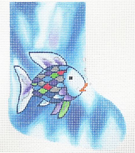 Rainbow Fish Mini Sock