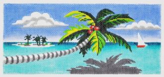 Palm Tree and Boat