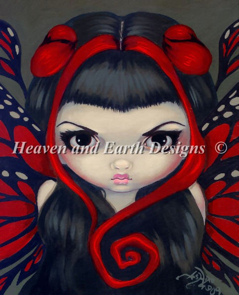 Grumpy Red Fairy - Quick Stitch