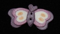 May Butterfly Button