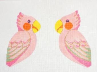 Two Sided Pink Cockatoo Bird Ornament