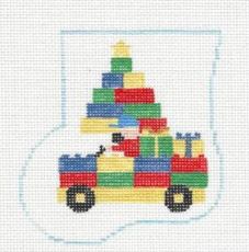 Lego Christmas Truck Mini Sock