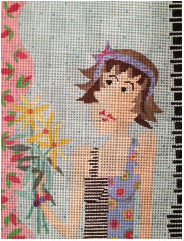 Peggy w/Daisies