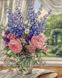 Peonies & Delphiniums  
