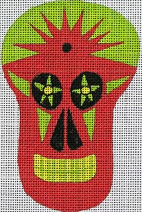 Super Hero Sugar Skull Ornament