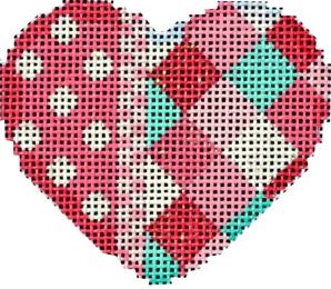Coin Dot/Harlequin Mini Heart  