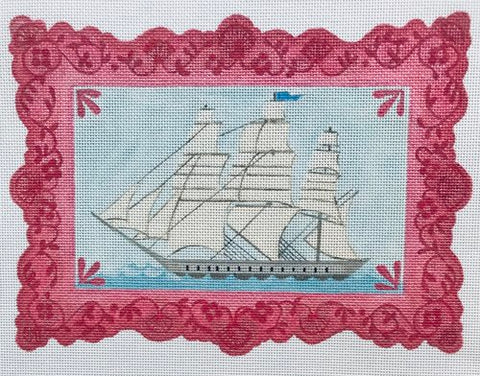 Nantucket Whaler in Pink Luster