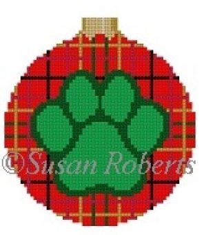 Dog Paw Plaid
