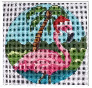 Pink Flamingo Ornament