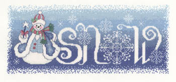 Blue Snowman