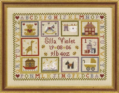 Toy Shop Birth Sampler (KIT)