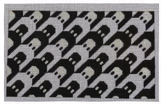 Ghost-tooth (Houndstooth pattern)