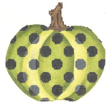 Kiwi Polka Dot Pumpkin