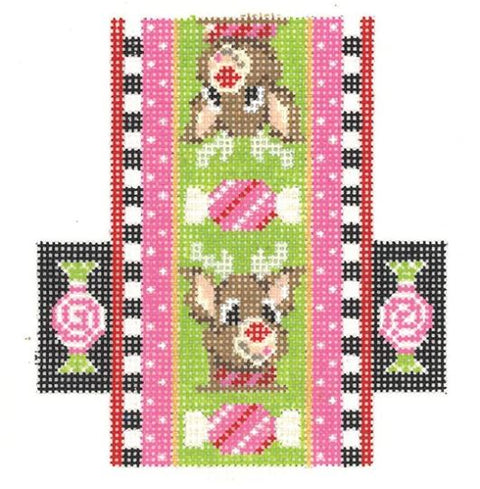 Pink Run Run Rudolph Candy