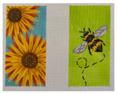 Sunflower/Bee Eye Glass Case
