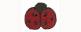 Red Ladybug (Tiny) button