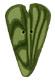 Sage Green Velvet Heart (small) button