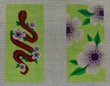 Floral Snake Eye Glass Case