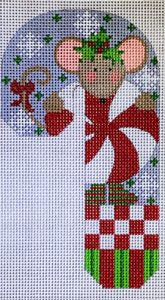 Mouse w/Peppermint Candy Cane