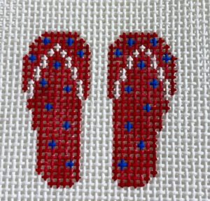 Mini - Red Flip Flops