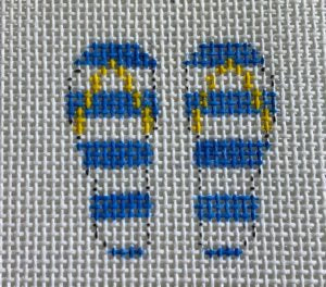 Mini - Blue Flip Flops