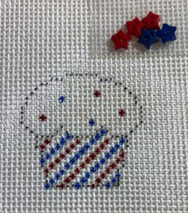 Mini - Stars and Stripes Cupcake