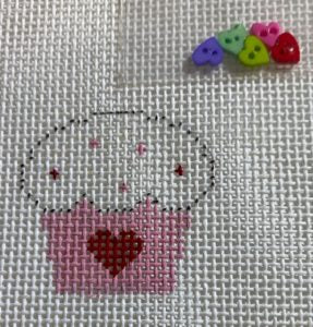 Mini - Hearts Cupcake