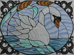 Swan Stained Glass