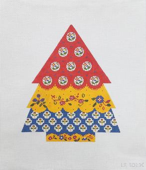 Red/Yellow/Blue Floral Tree