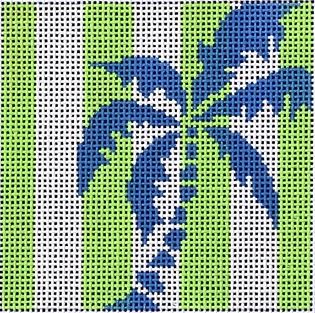 Palm Tree Stencil - Lime