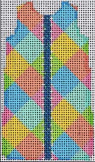 Multi Harlequin Mini Shift