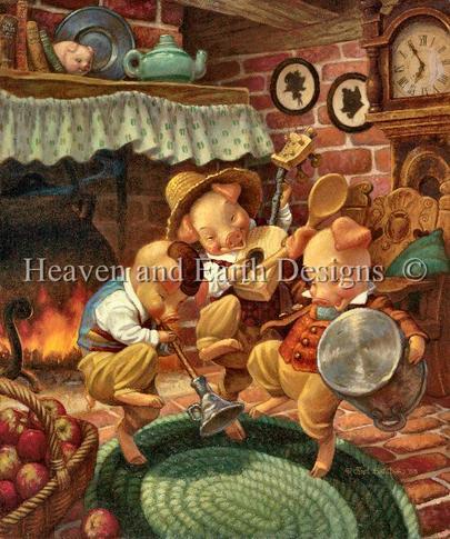 Three Little Pigs Dancing, The