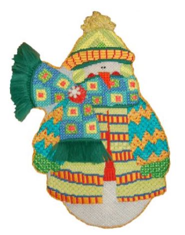 New Patchwork Snowman, A -  Stitch Guide