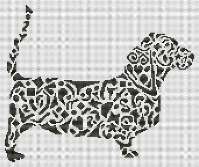 Tribal Basset Hound
