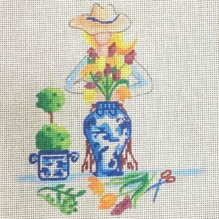 Girl w/Flowers