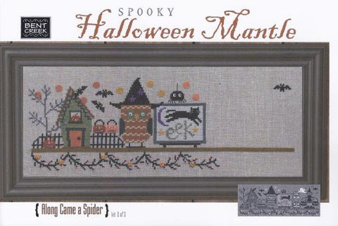 Spooky Halloween Mantle - Along Came A Spider