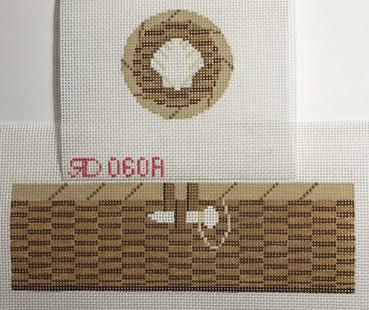 Mini Nantucket Basket  w/ Shell Lid (2 part)