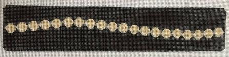 Pearls on Black Bracelet
