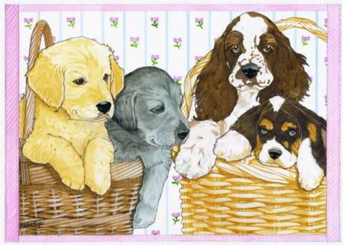 Doggies in a Basket