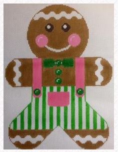 Giant Gingerbread Boy Pink/Lime
