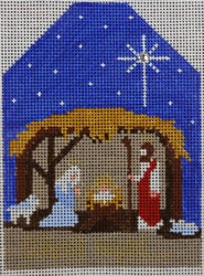 Manger Star Ornament