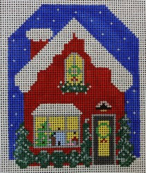 Red Christmas House