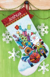 Santas Sidecar Stocking