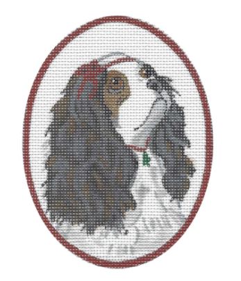 Cavalier King Charles w/Tree Necklace 