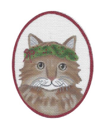 Cat w/Wreath