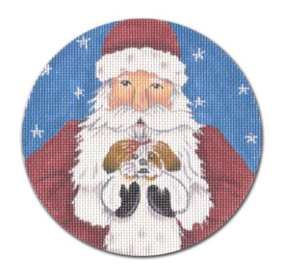 Santa w/Puppy