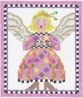 Pink and Polka Dot Angel