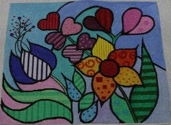 Flowers and Hearts