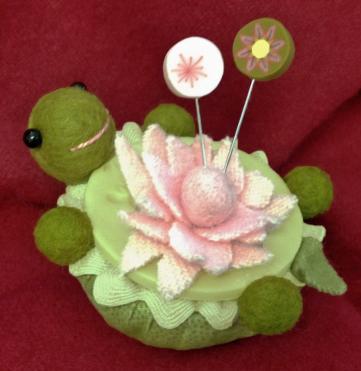 Lazy Turtle Pincushion