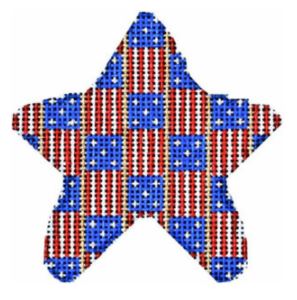 Flag Stripe Mini Star